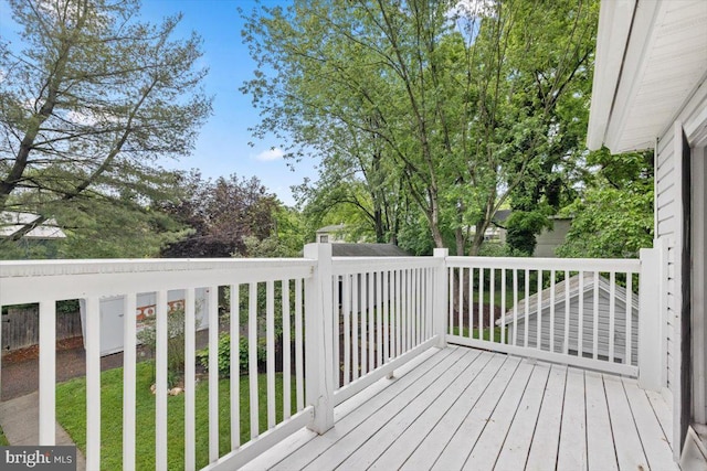 116 W 17th St, Front Royal, VA 22630 - view of wooden terrace