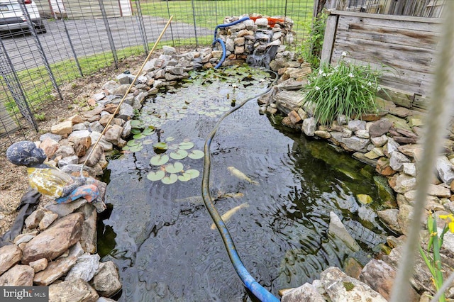 1134 Old Fritztown Rd, Reading, PA 19608 - exterior view of a small pond and gas meter
