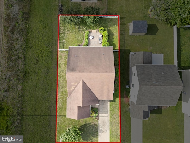 64 Fieldmaple Dr, Camden Wyoming, DE 19934 - aerial view of property's location with property boundaries highlighted