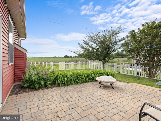 64 Fieldmaple Dr, Camden Wyoming, DE 19934 - view of patio / terrace with a view of countryside