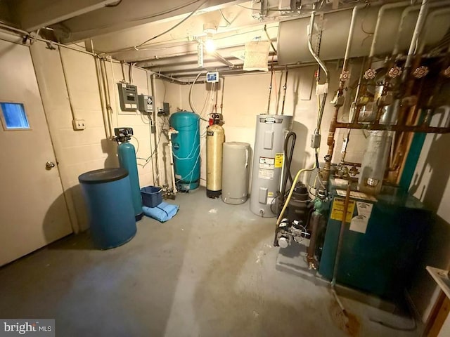 2361 Welsh Rd, Mohnton, PA 19540 - utility room featuring water heater and a heating unit