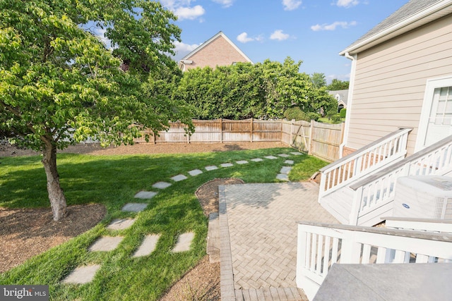 1292 Middleton Ct, Vienna, VA 22182 - view of yard featuring a patio