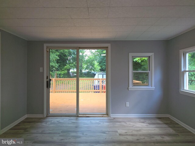 131 Vine St, Bridgeton, NJ 08302 - unfurnished room with wood finished floors and baseboards