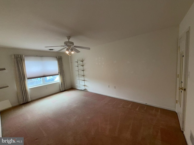 87 Courtyard Dr, Carlisle, PA 17013 - spare room with carpet floors, a ceiling fan, and baseboards