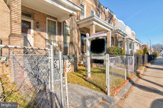 1646 Gales St NE, Washington, DC 20002 - entrance to property featuring brick siding and covered porch