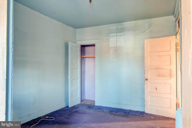 1646 Gales St NE, Washington, DC 20002 - unfurnished bedroom with carpet flooring, a closet, and baseboards