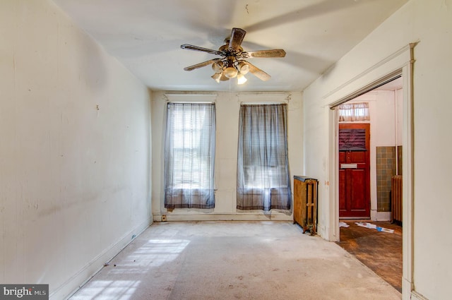 1646 Gales St NE, Washington, DC 20002 - entrance foyer featuring healthy amount of natural light and ceiling fan