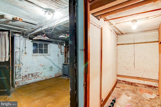 1646 Gales St NE, Washington, DC 20002 - unfinished basement with a heating unit