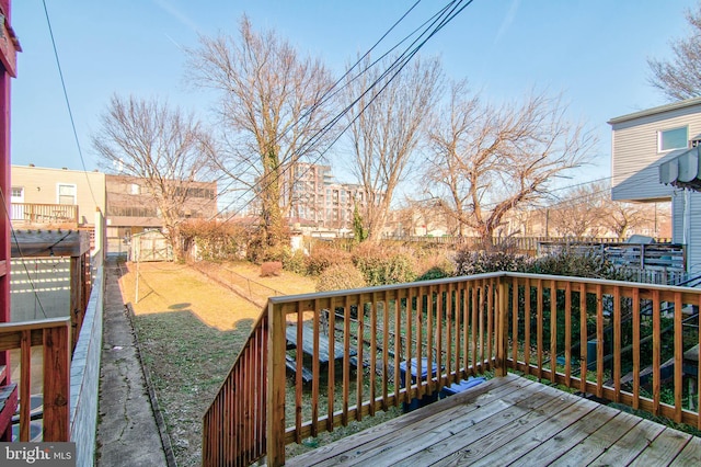 1646 Gales St NE, Washington, DC 20002 - view of wooden deck