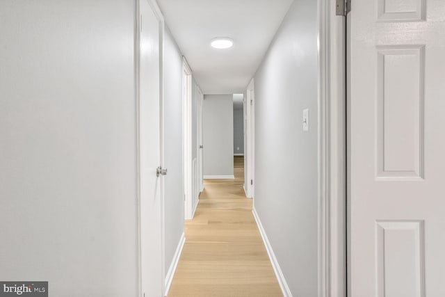 8001 Chanute Pl Unit 16/5, Falls Church, VA 22042 - hallway featuring light wood-type flooring and baseboards