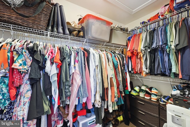 10744 Hinton Way, Manassas, VA 20112 - spacious closet featuring attic access