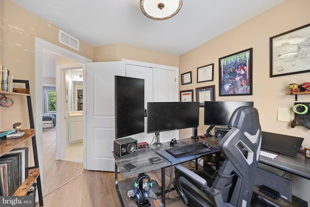 10744 Hinton Way, Manassas, VA 20112 - office area featuring wood finished floors