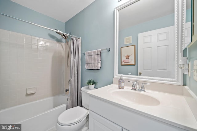6124 Aster Haven Cir, Haymarket, VA 20169 - full bathroom with shower / bath combo with shower curtain, vanity, and toilet