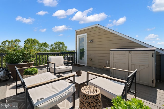 158 Bryant St NW Unit 2, Washington, DC 20001 - deck with outdoor lounge area