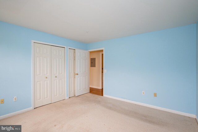 1310 Sheridan Pl Unit 108-17, Bel Air, MD 21015 - unfurnished bedroom with carpet, baseboards, and electric panel