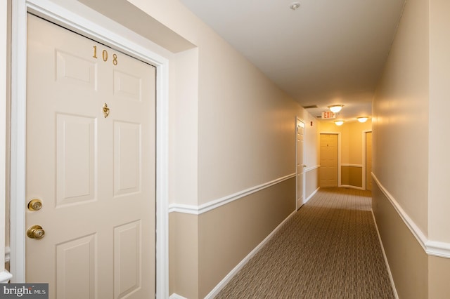 1310 Sheridan Pl Unit 108-17, Bel Air, MD 21015 - corridor featuring carpet flooring and baseboards