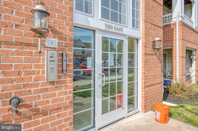 1310 Sheridan Pl Unit 108-17, Bel Air, MD 21015 - view of exterior entry featuring brick siding
