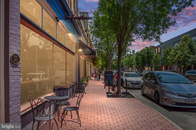 913A Caroline St, Fredericksburg, VA 22401 - view of patio terrace at dusk