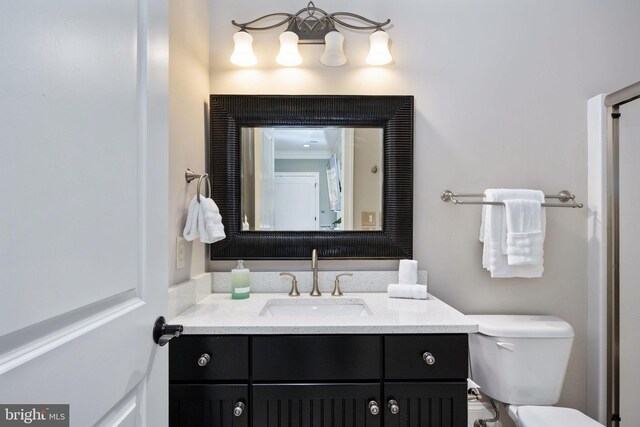 913A Caroline St, Fredericksburg, VA 22401 - bathroom featuring vanity and toilet