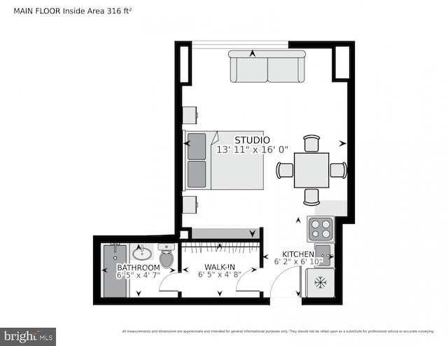 950 25th St NW Unit 301N, Washington, DC 20037 - room layout