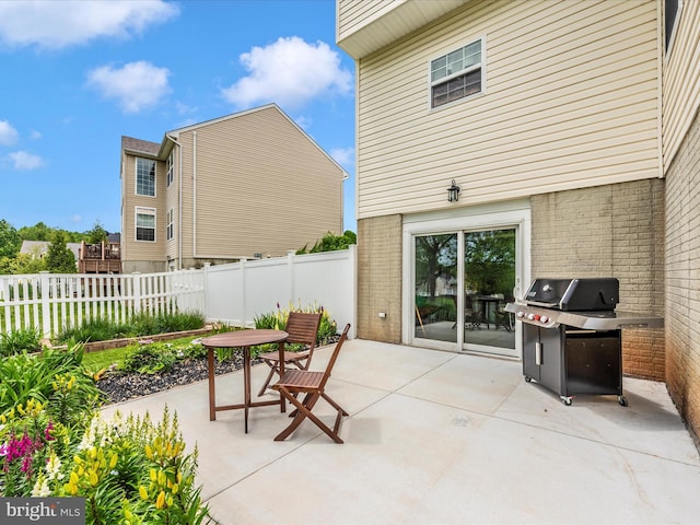 2619 Washington Way, Manchester, MD 21102 - fenced backyard featuring a grill and a patio