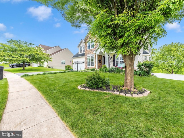 2619 Washington Way, Manchester, MD 21102 - view of front facade featuring stone siding and an attached garage