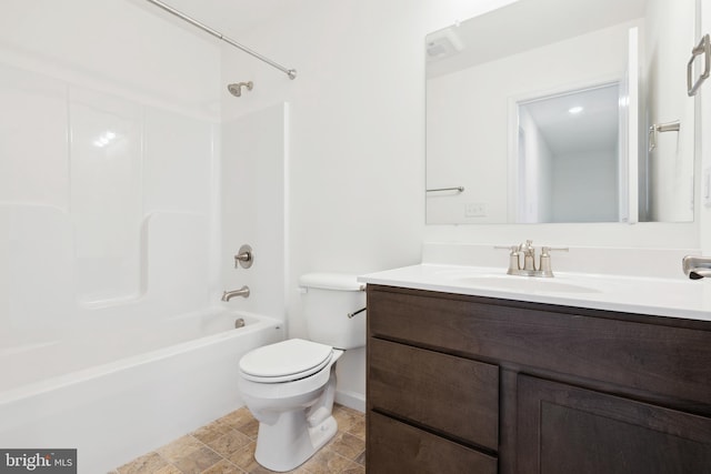 6 Little Way Unit 64, Hanover, PA 17331 - bathroom with toilet, vanity, and  shower combination