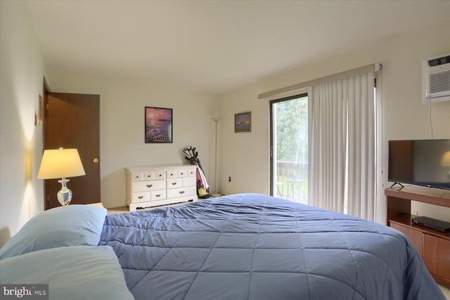 618 Mill Race Ct, Carlisle, PA 17013 - bedroom with access to outside and a wall unit AC