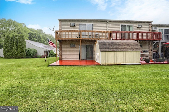 618 Mill Race Ct, Carlisle, PA 17013 - back of house with a wooden deck and a lawn