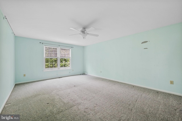 19 Pear Tree Pl, Sewell, NJ 08080 - unfurnished room featuring carpet floors, ceiling fan, and baseboards