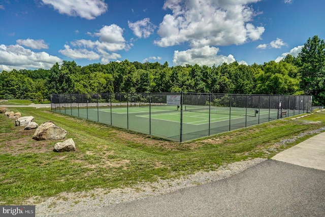63 Lake Forest Dr, Mineral, VA 23117 - view of tennis court