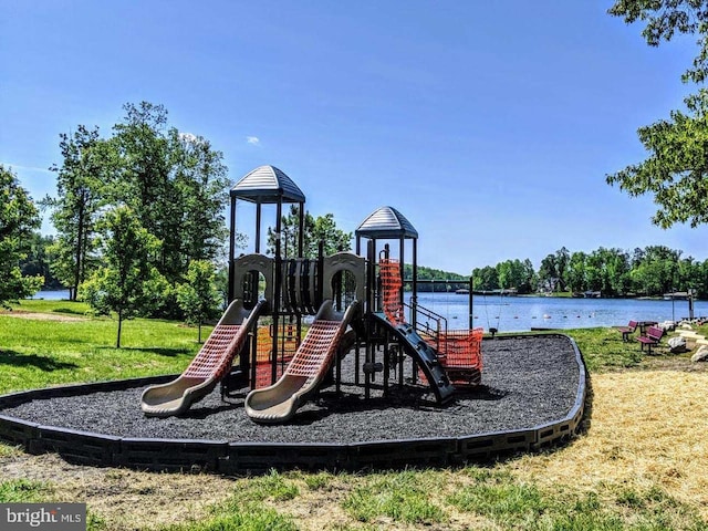 63 Lake Forest Dr, Mineral, VA 23117 - communal playground with a yard and a water view
