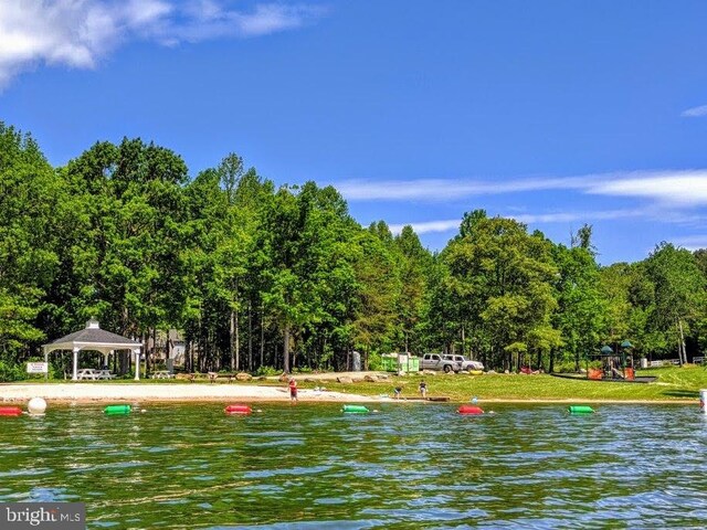 63 Lake Forest Dr, Mineral, VA 23117 - water view with a gazebo