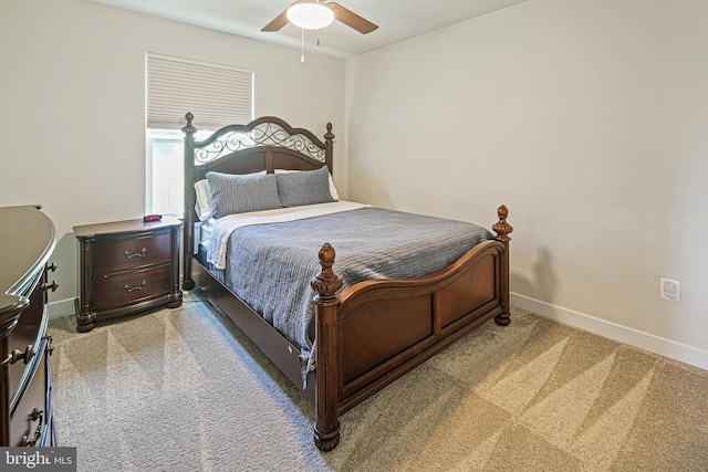 6023 Charles Henry Pl, Hanover, MD 21076 - bedroom featuring light colored carpet, baseboards, and ceiling fan