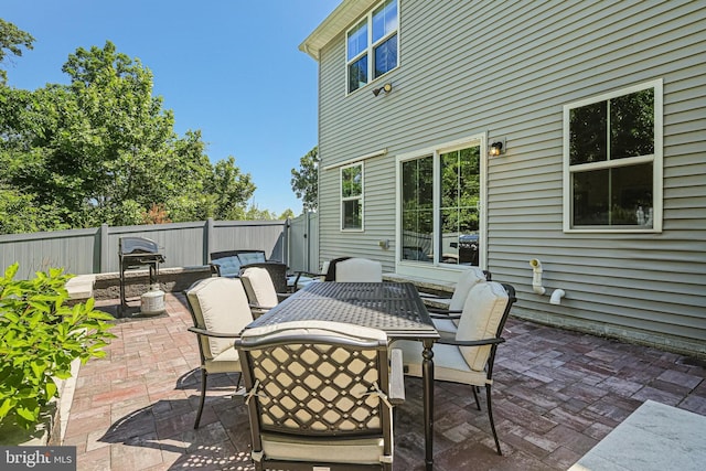 6023 Charles Henry Pl, Hanover, MD 21076 - view of patio with outdoor dining space