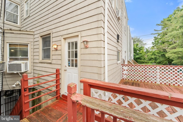 41 Bellevue Ter, Collingswood, NJ 08108 - wooden deck featuring cooling unit