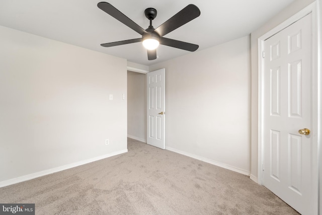 41 Bellevue Ter, Collingswood, NJ 08108 - unfurnished bedroom with carpet flooring and a ceiling fan