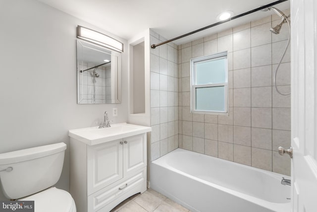 41 Bellevue Ter, Collingswood, NJ 08108 - full bathroom with vanity, shower / tub combination, and tile patterned floors