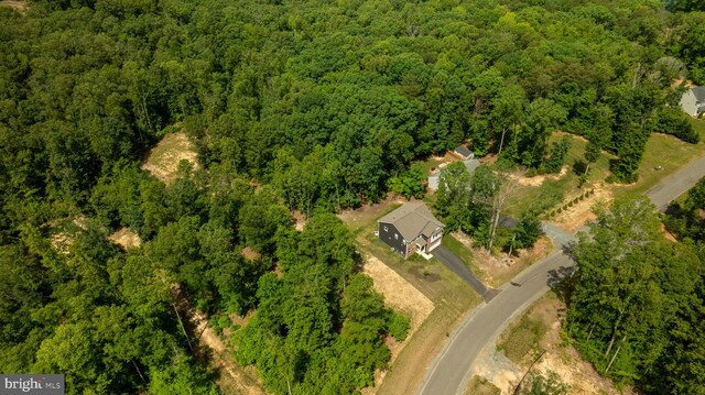 610 Long Meadow Dr, Fredericksburg, VA 22406 - drone / aerial view of a heavily wooded area