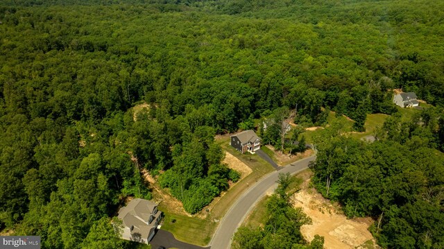 610 Long Meadow Dr, Fredericksburg, VA 22406 - aerial overview of property's location featuring a forest