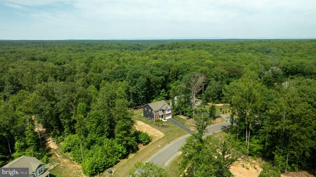 610 Long Meadow Dr, Fredericksburg, VA 22406 - aerial view of a heavily wooded area