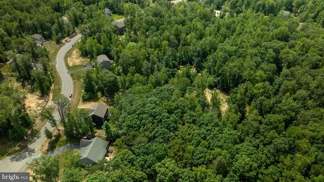 610 Long Meadow Dr, Fredericksburg, VA 22406 - aerial overview of property's location featuring a heavily wooded area