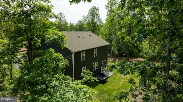 610 Long Meadow Dr, Fredericksburg, VA 22406 - view from above of property