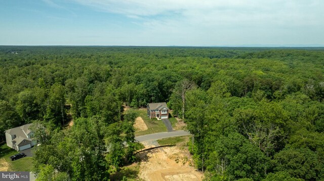 610 Long Meadow Dr, Fredericksburg, VA 22406 - aerial view of a heavily wooded area