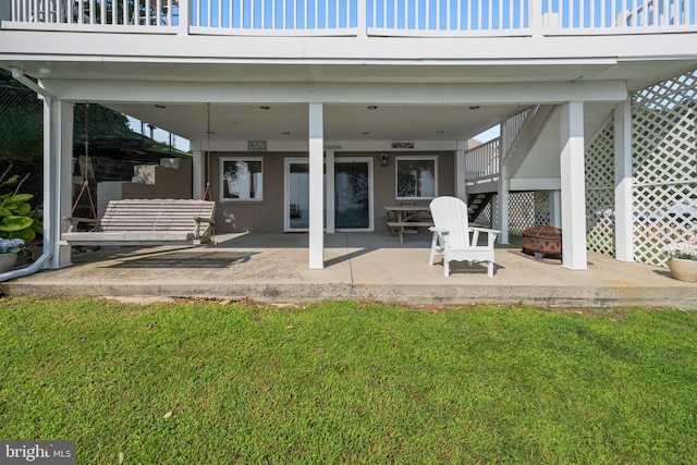 295 Chesapeake Ave, Prince Frederick, MD 20678 - view of patio / terrace featuring stairway