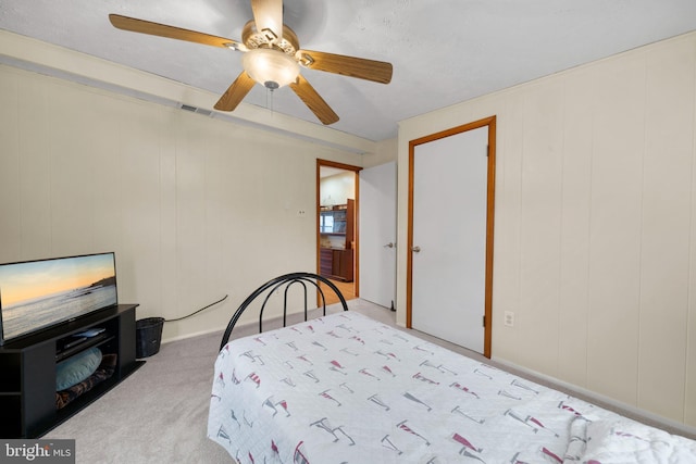 295 Chesapeake Ave, Prince Frederick, MD 20678 - carpeted bedroom featuring a ceiling fan