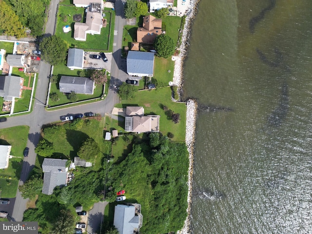 295 Chesapeake Ave, Prince Frederick, MD 20678 - aerial overview of property's location featuring nearby suburban area and a large body of water