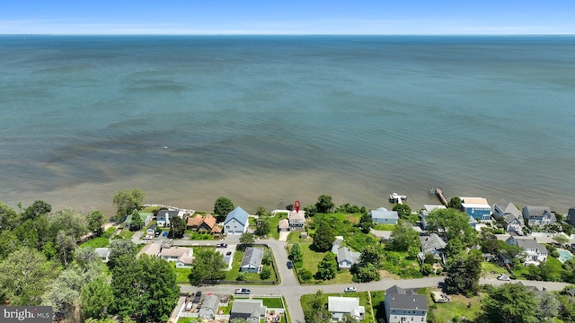 295 Chesapeake Ave, Prince Frederick, MD 20678 - aerial view of residential area featuring a large body of water