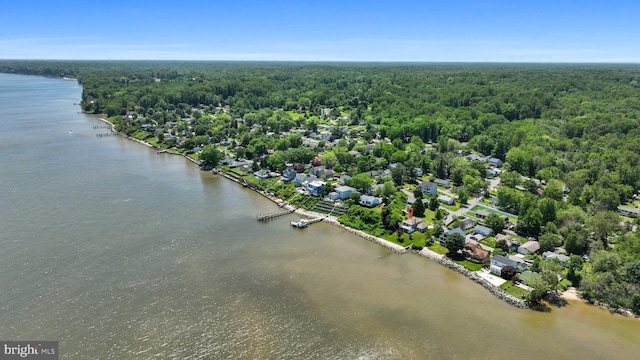 295 Chesapeake Ave, Prince Frederick, MD 20678 - aerial view of a heavily wooded area and a nearby body of water