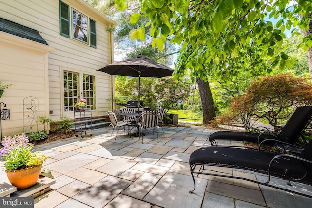 18919 Diary Rd, Montgomery Village, MD 20886 - view of patio with outdoor dining space